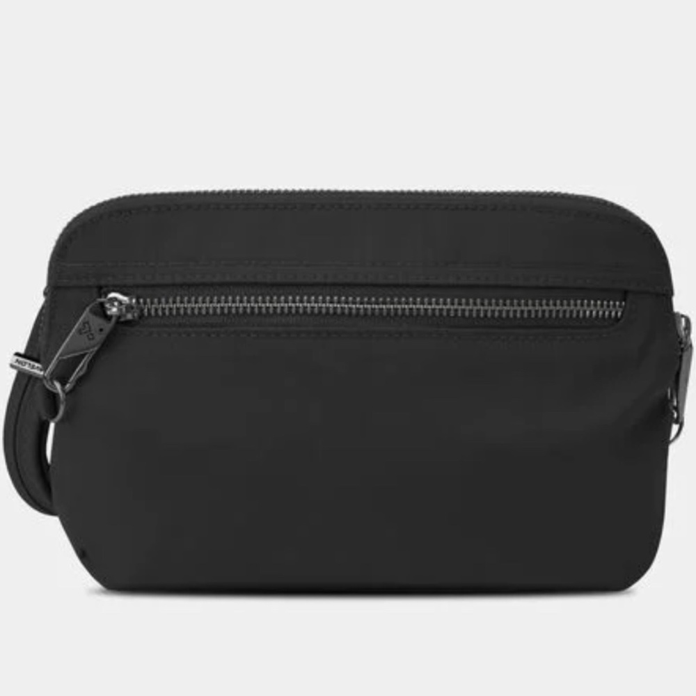 Travelon Anti-Theft Tailored Convertible Crossbody Clutch NWT Black